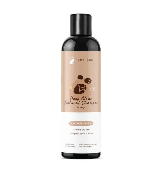 Kin Kind Deep Clean Natural - Almond Vanilla Dog Shampoo