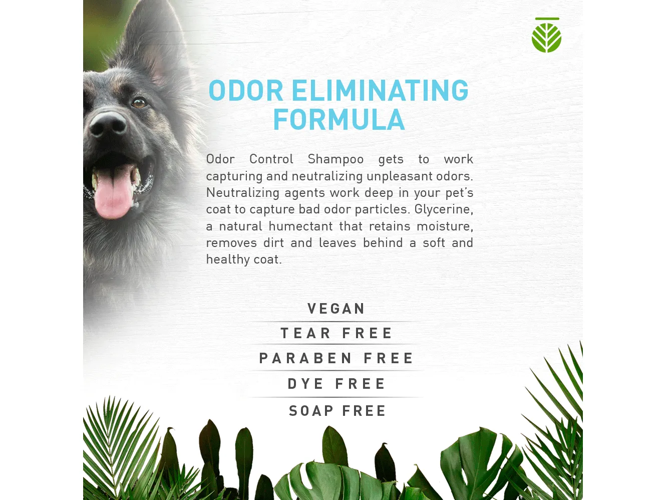 ODOR CONTROL PET SHAMPOO  2 GALON / 3,6 L Ea)